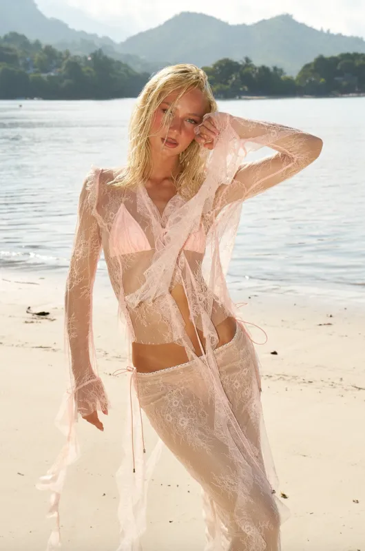 Bananhot - Alana Lace Shirt - Multiple Colors sold by Jessie Boutique