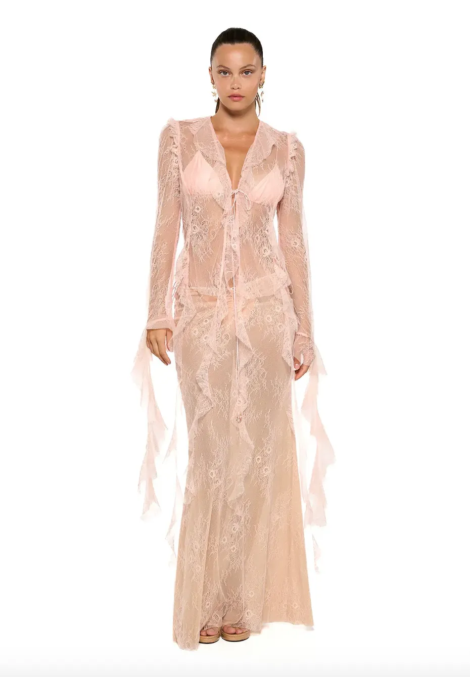 Bananhot - Alana Lace Shirt - Multiple Colors sold by Jessie Boutique product image thumbnail 5