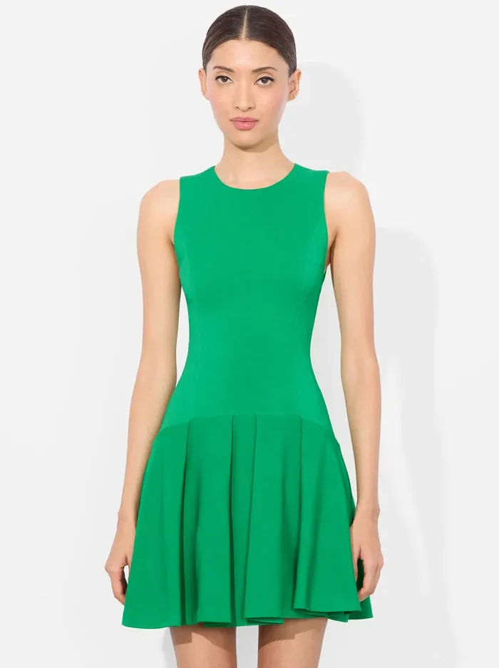 Alice + Olivia - Adley Drop Waist Mini Dress - Light Emerald sold by Jessie Boutique product image thumbnail 3