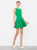 Alice + Olivia - Adley Drop Waist Mini Dress - Light Emerald sold by Jessie Boutique