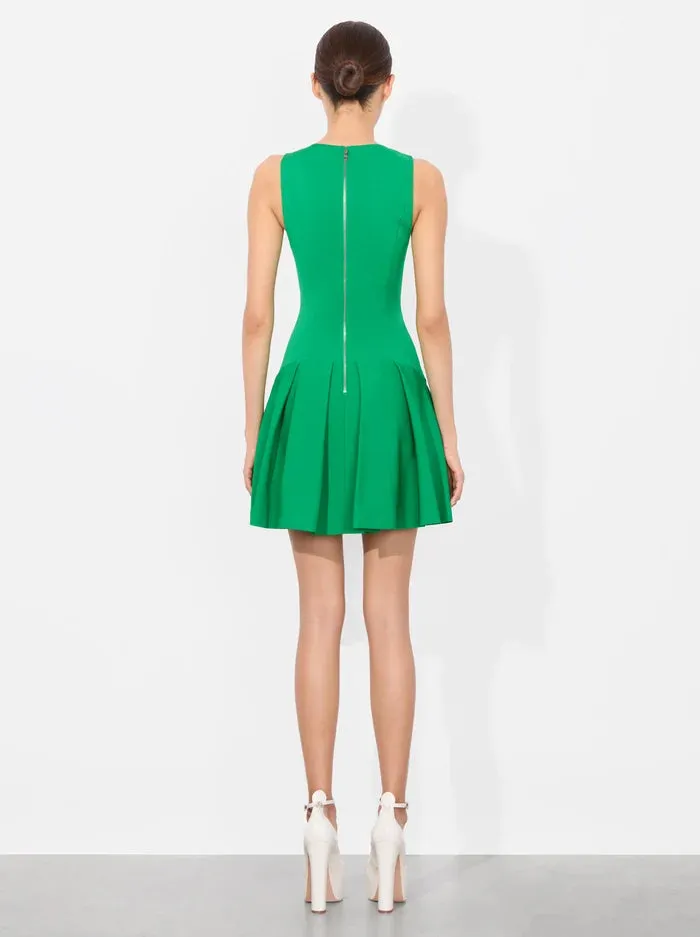 Alice + Olivia - Adley Drop Waist Mini Dress - Light Emerald sold by Jessie Boutique product image thumbnail 4