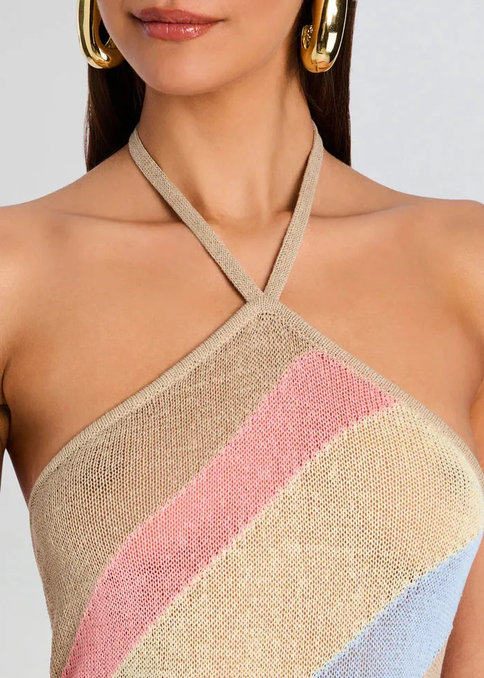 SER.O.YA - Dree Knit Maxi Dress - Yellow/Peach/Stone sold by Jessie Boutique product image thumbnail 2