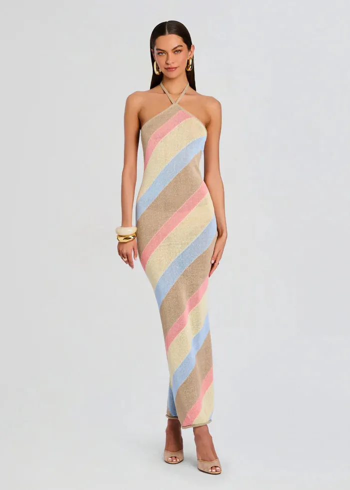 SER.O.YA - Dree Knit Maxi Dress - Yellow/Peach/Stone sold by Jessie Boutique