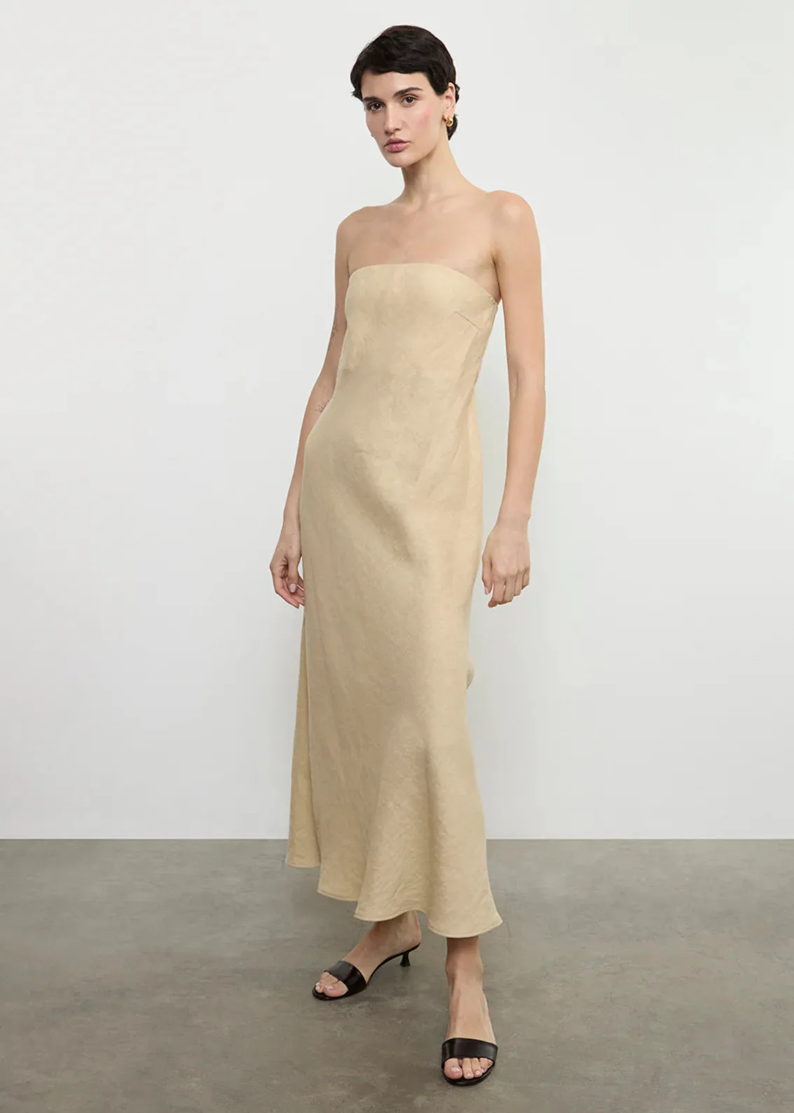 Enza Costa - Linen Bias Dress - Multiple Colors sold by Jessie Boutique