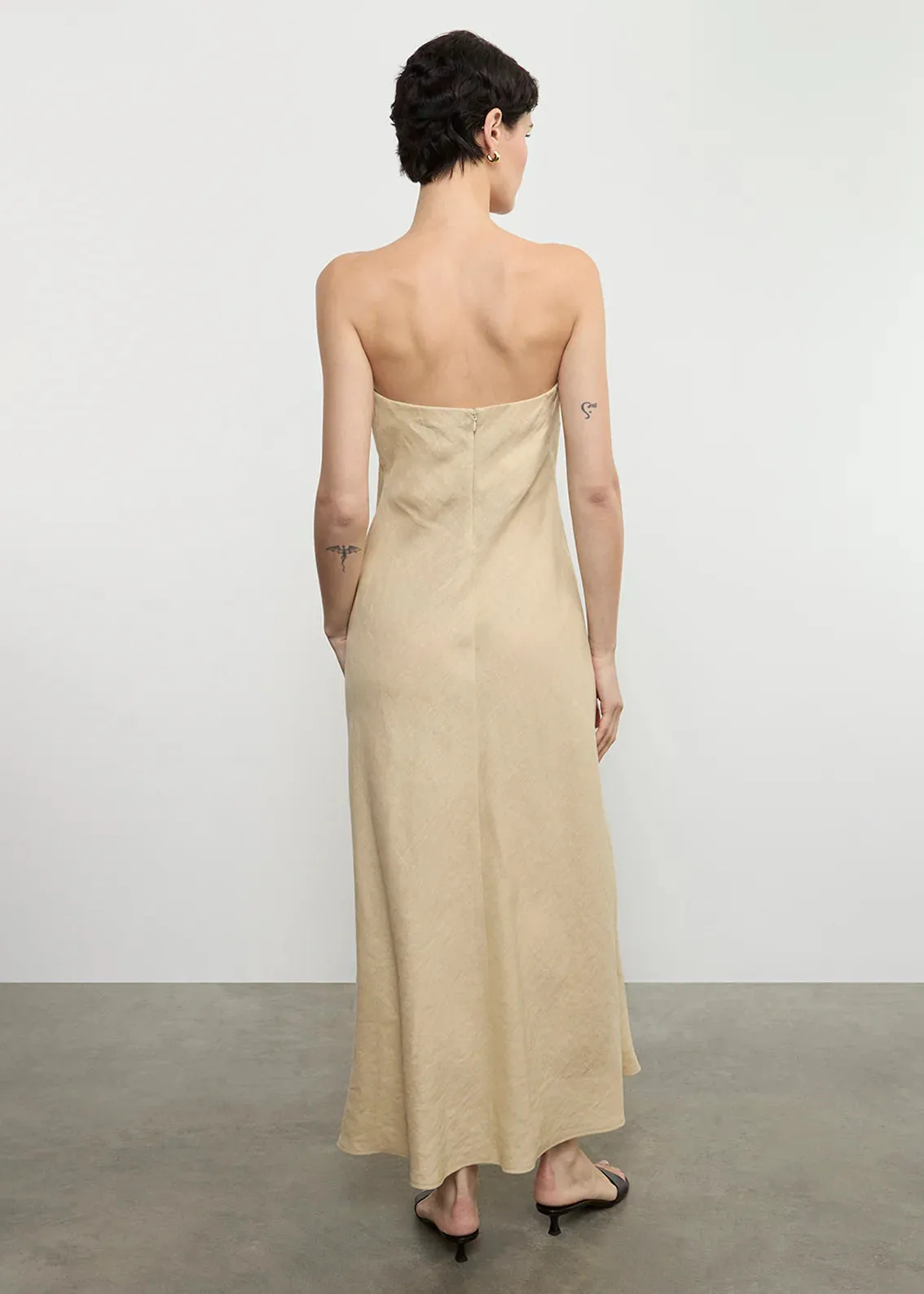 Enza Costa - Linen Bias Dress - Multiple Colors sold by Jessie Boutique product image thumbnail 3