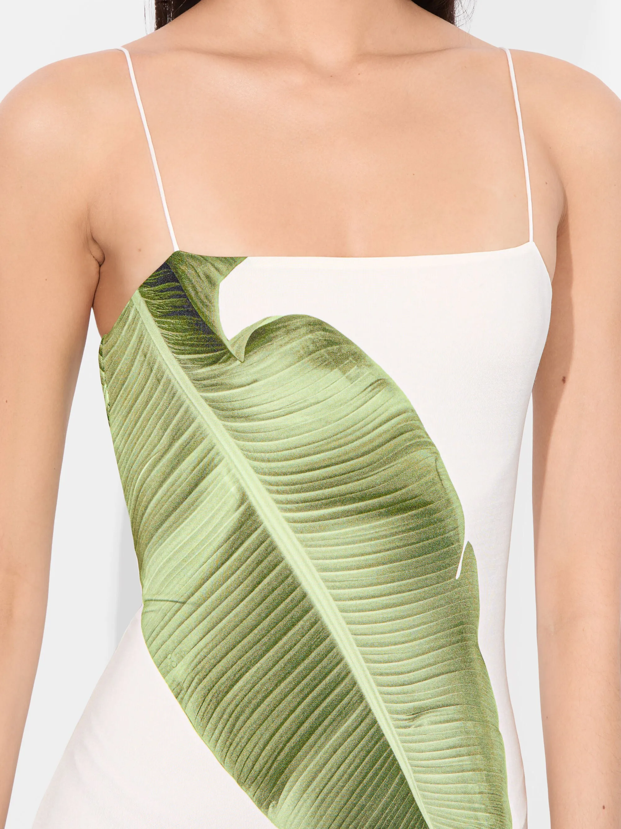 Alice + Olivia - Fifi Maxi Dress - Jungle Palm Off White sold by Jessie Boutique product image thumbnail 2