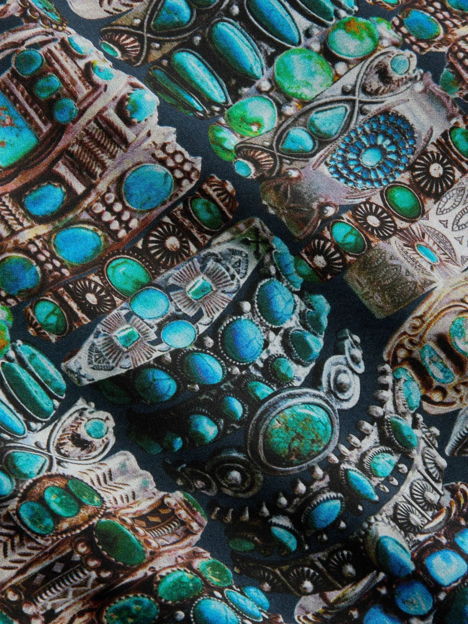 L’agence - Jane Silk Camisole - Midnight Multi Western Bracelet sold by Jessie Boutique product image thumbnail 5