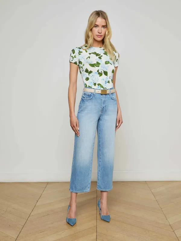L’agence - June Cropped Stovepipe Jean - Cristo sold by Jessie Boutique