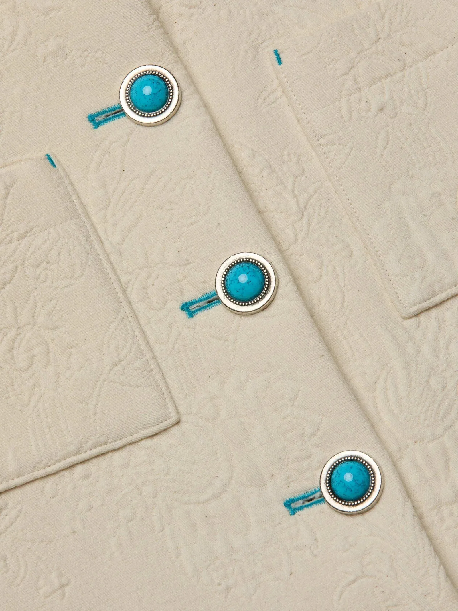 L’agence - Chita Jacquard Jacket - Ivory sold by Jessie Boutique product image thumbnail 5