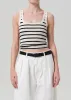 Citizens of Humanity - Faye Tank - Midnight Stripe sold by Jessie Boutique