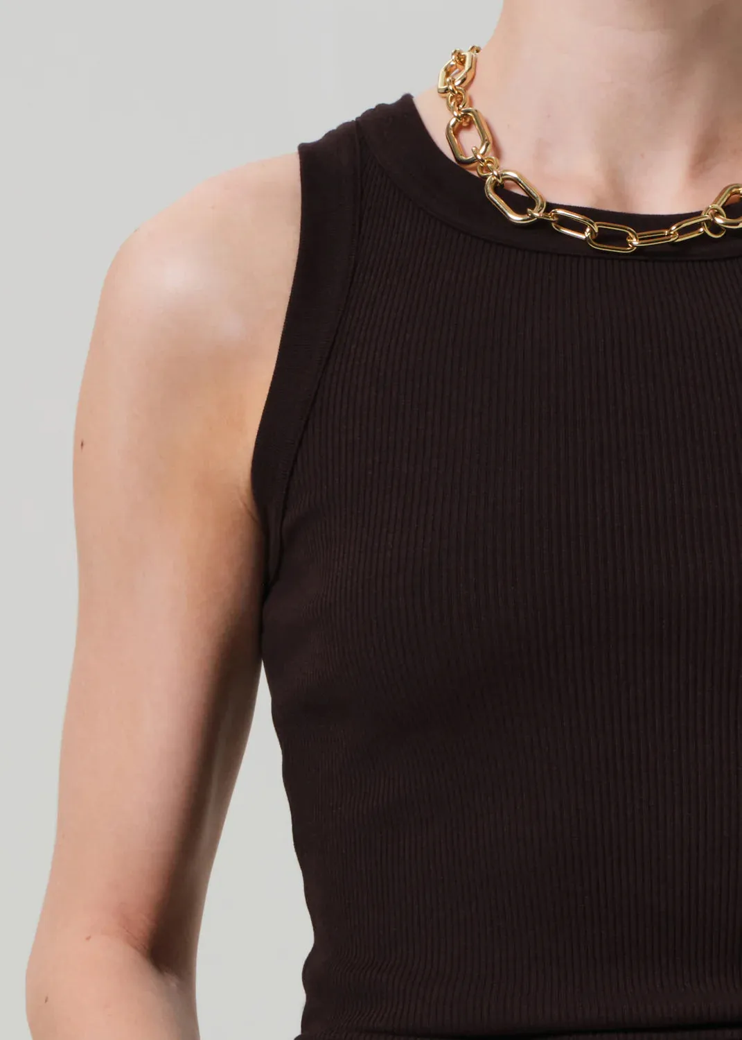 Citizens of Humanity - Isabel Rib Tank - Chocolate sold by Jessie Boutique product image thumbnail 4