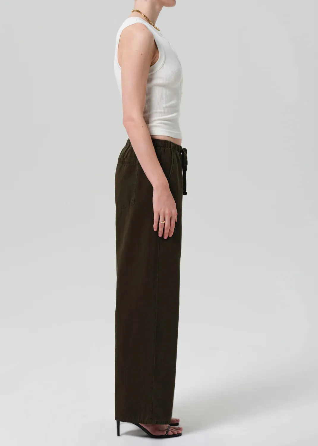 Citizens of Humanity - Aurora Pull On Pant - Dark Olive sold by Jessie Boutique product image thumbnail 5