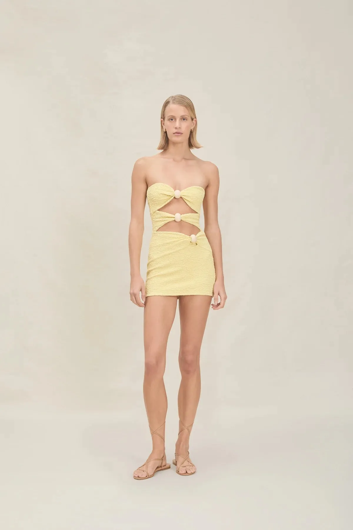Devon Windsor - Eve Skirt - Lemon sold by Jessie Boutique product image thumbnail 2