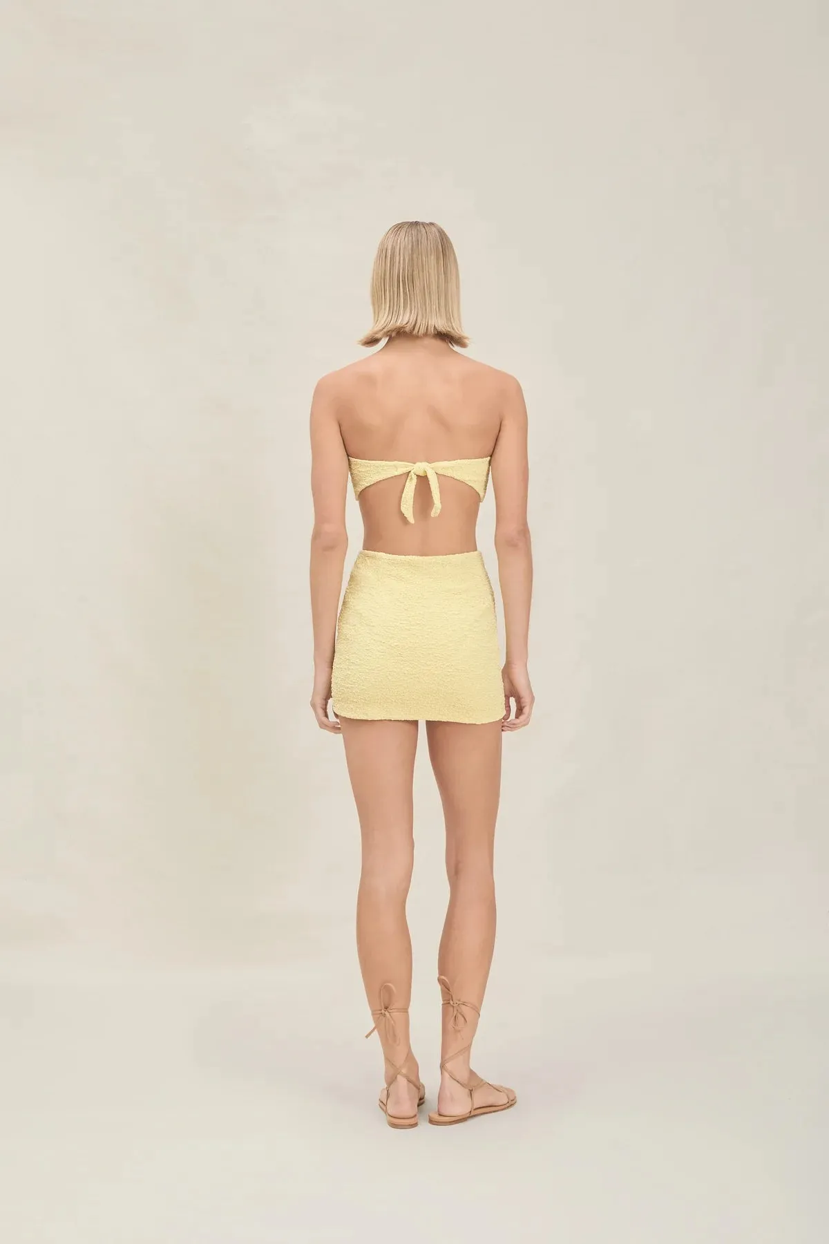 Devon Windsor - Eve Skirt - Lemon sold by Jessie Boutique product image thumbnail 3