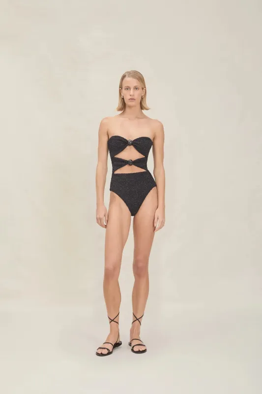 Devon Windsor - Misha Full-Piece - Raven sold by Jessie Boutique