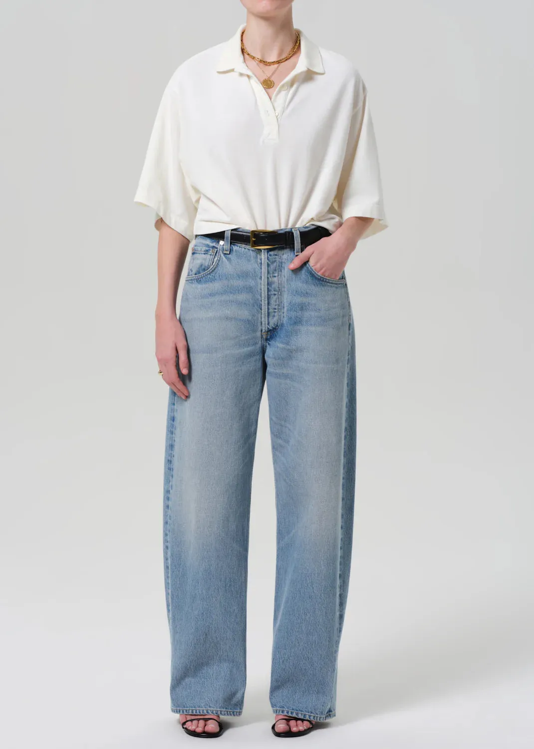 Citizens of Humanity - Lowen Polo Shirt - Pashmina sold by Jessie Boutique product image thumbnail 4