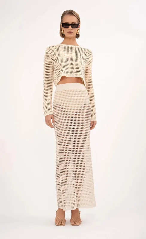 Nonchalant - Jovi Crop - Beige sold by Jessie Boutique