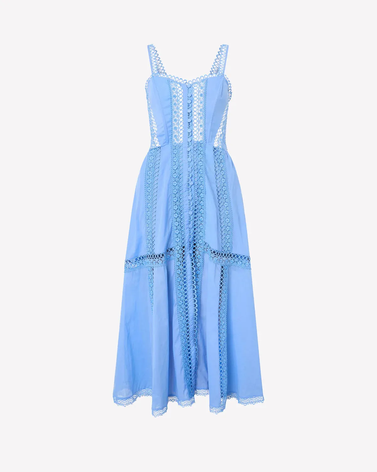 Charo Ruiz - Dafelle Long Dress - Blue sold by Jessie Boutique