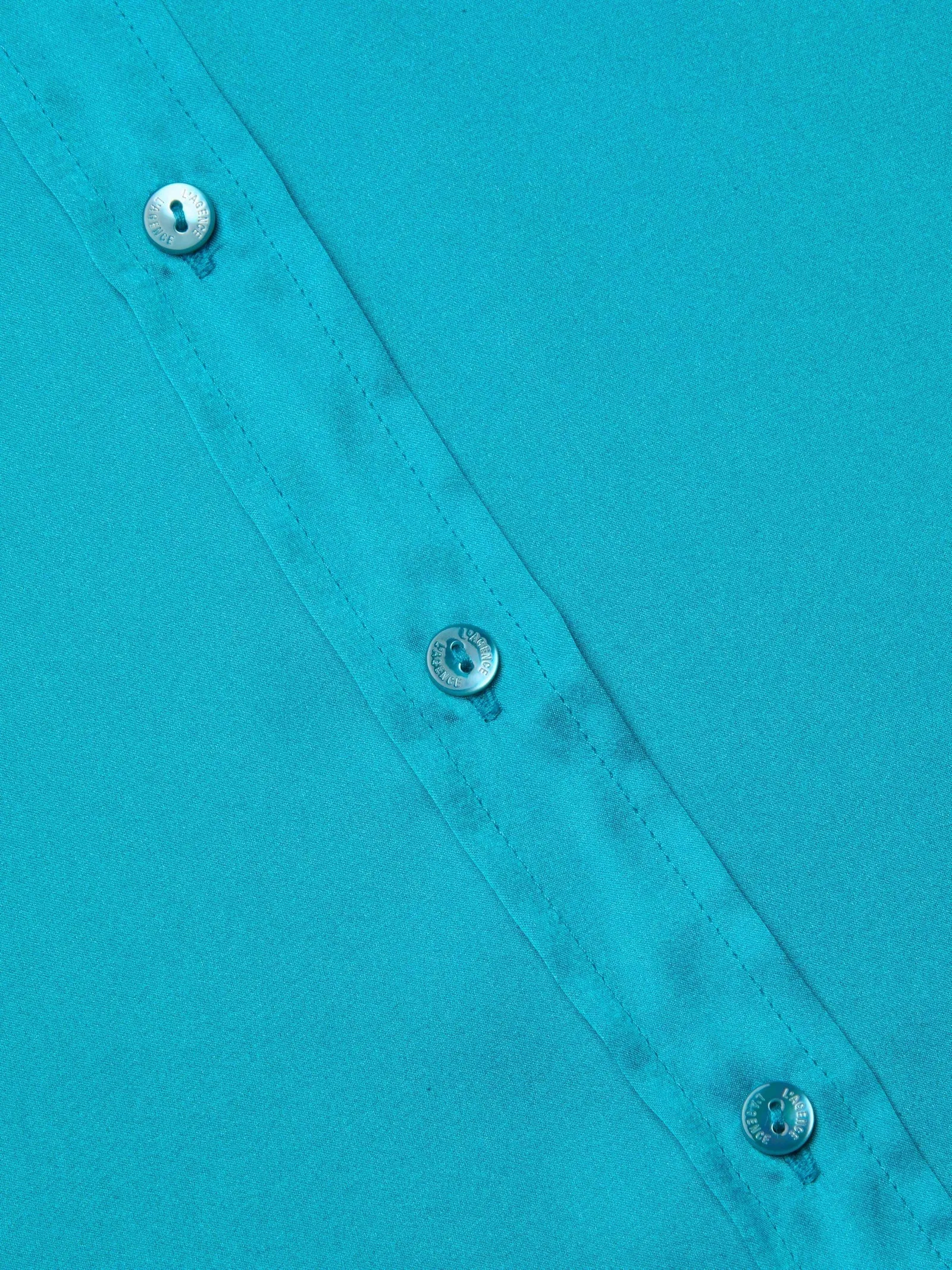 L’agence - Ellah Silk Blouse - Bright Aqua sold by Jessie Boutique product image thumbnail 4