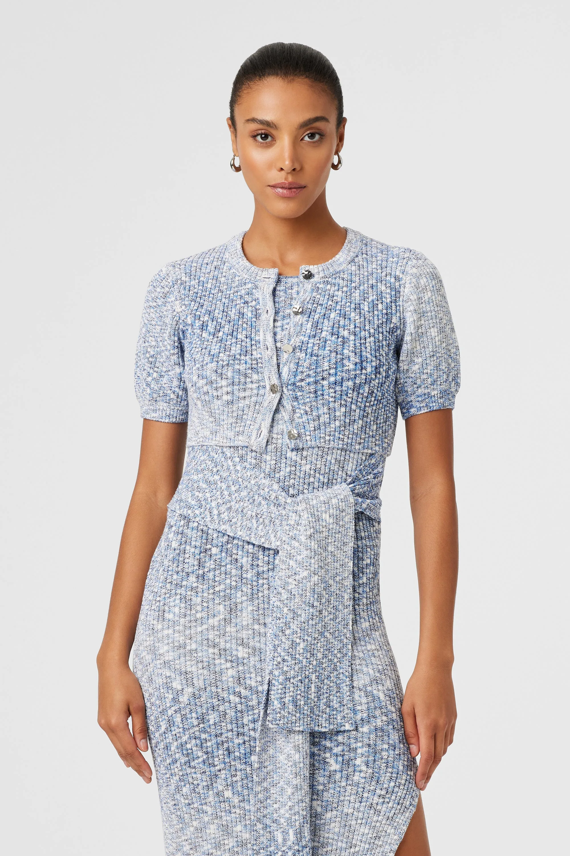 Toccin - Christy Crop Cardigan - Azure M sold by Jessie Boutique