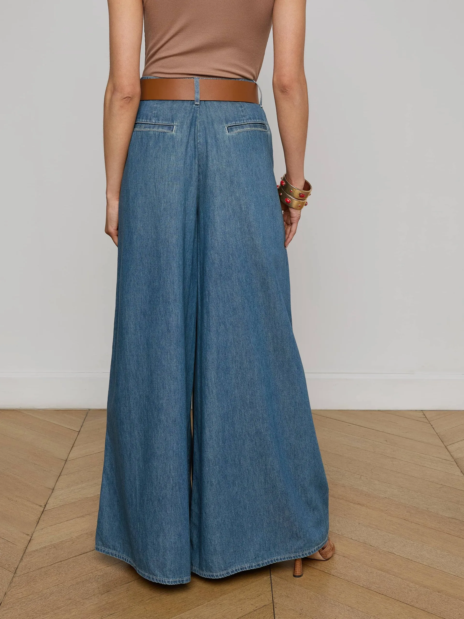 L'agence - Lorenza Palazzo Jean - Saratoga sold by Jessie Boutique product image thumbnail 5