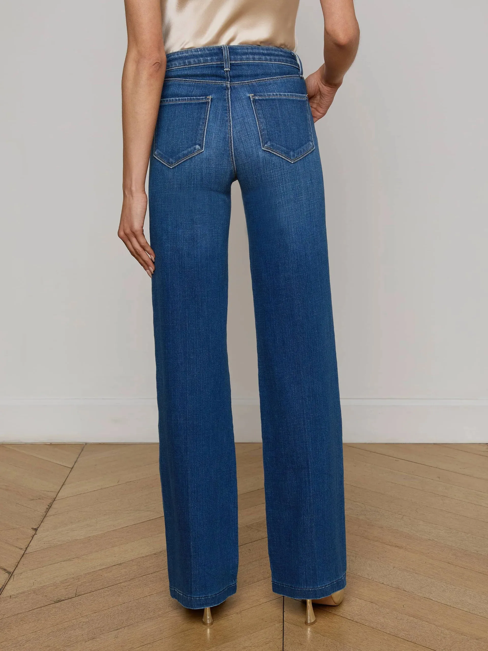 L'agence - Clayton Wide-Leg Pant - Kaplan sold by Jessie Boutique product image thumbnail 4