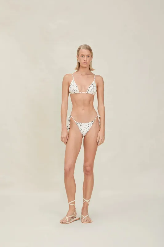 Devon Windsor - Emerson Top - Ivory Domino sold by Jessie Boutique