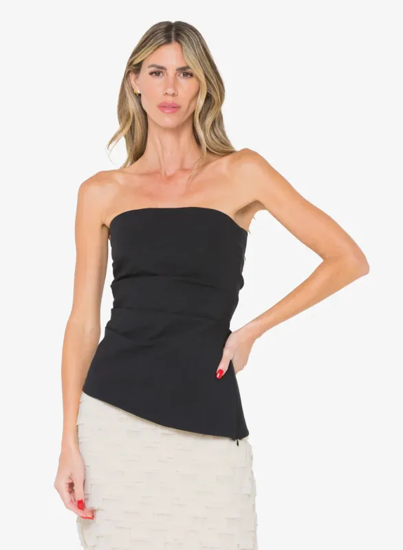 JBQ - Royce Top - Black/Bone sold by Jessie Boutique