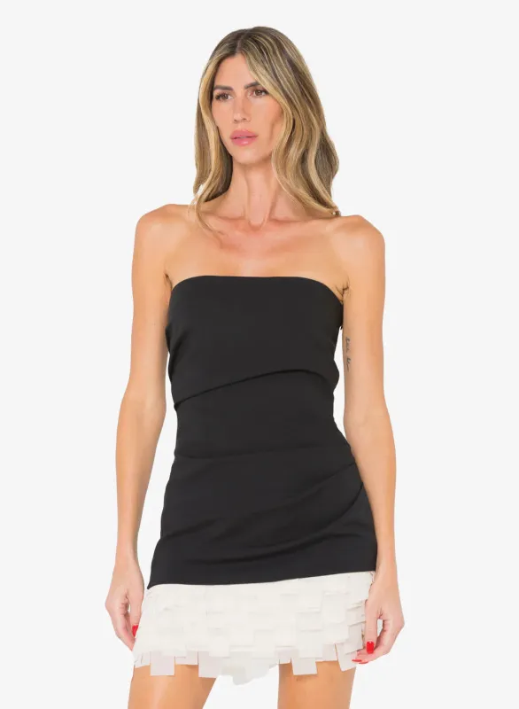 JBQ - Beau Dress - Black/Bone sold by Jessie Boutique