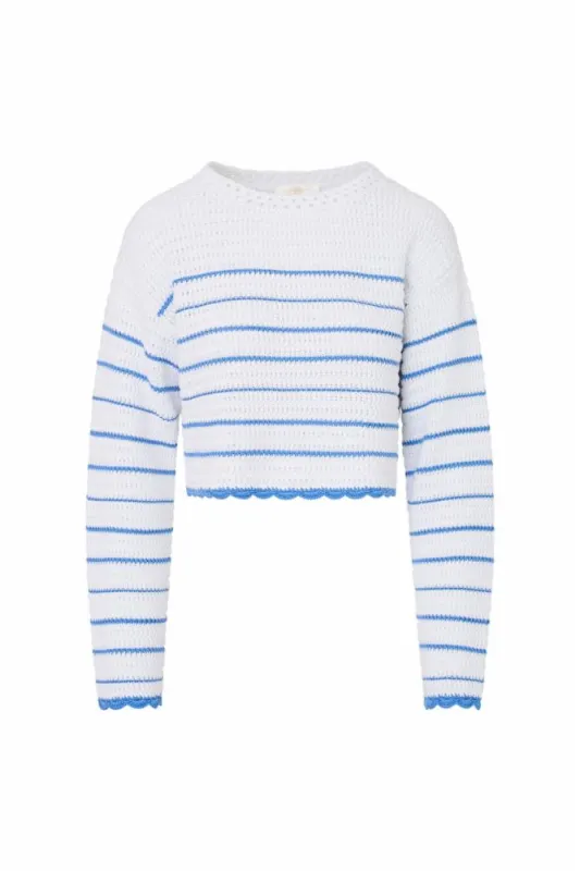 Loveshackfancy - Shore Pullover - Maritime Stripes sold by Jessie Boutique