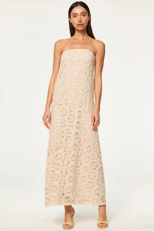 Misa - Lucine Dress - Cotton Crochet sold by Jessie Boutique