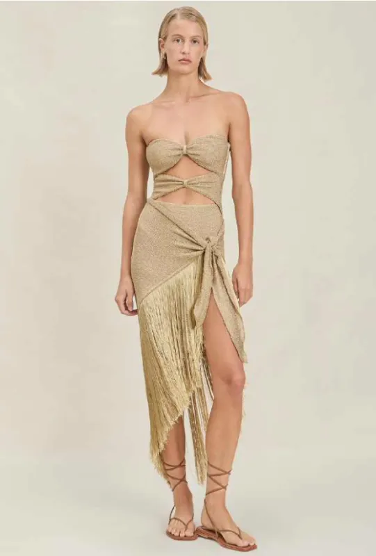 Devon Windsor - Paxton Pareo - Marigold made by Jessie Boutique