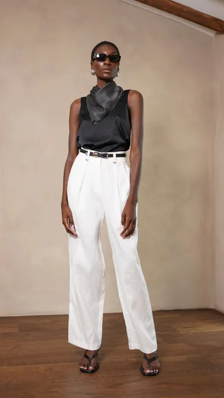 Parentezi - Romy Pants - White sold by Jessie Boutique