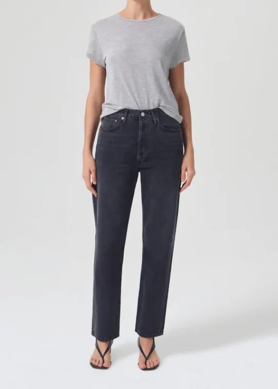 Agolde - Drew Tee - Heather Grey sold by Jessie Boutique