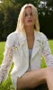 Generation Love - Crawford 3D Lace Moto Jacket - White sold by Jessie Boutique