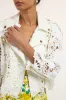 Generation Love - Crawford 3D Lace Moto Jacket - White sold by Jessie Boutique