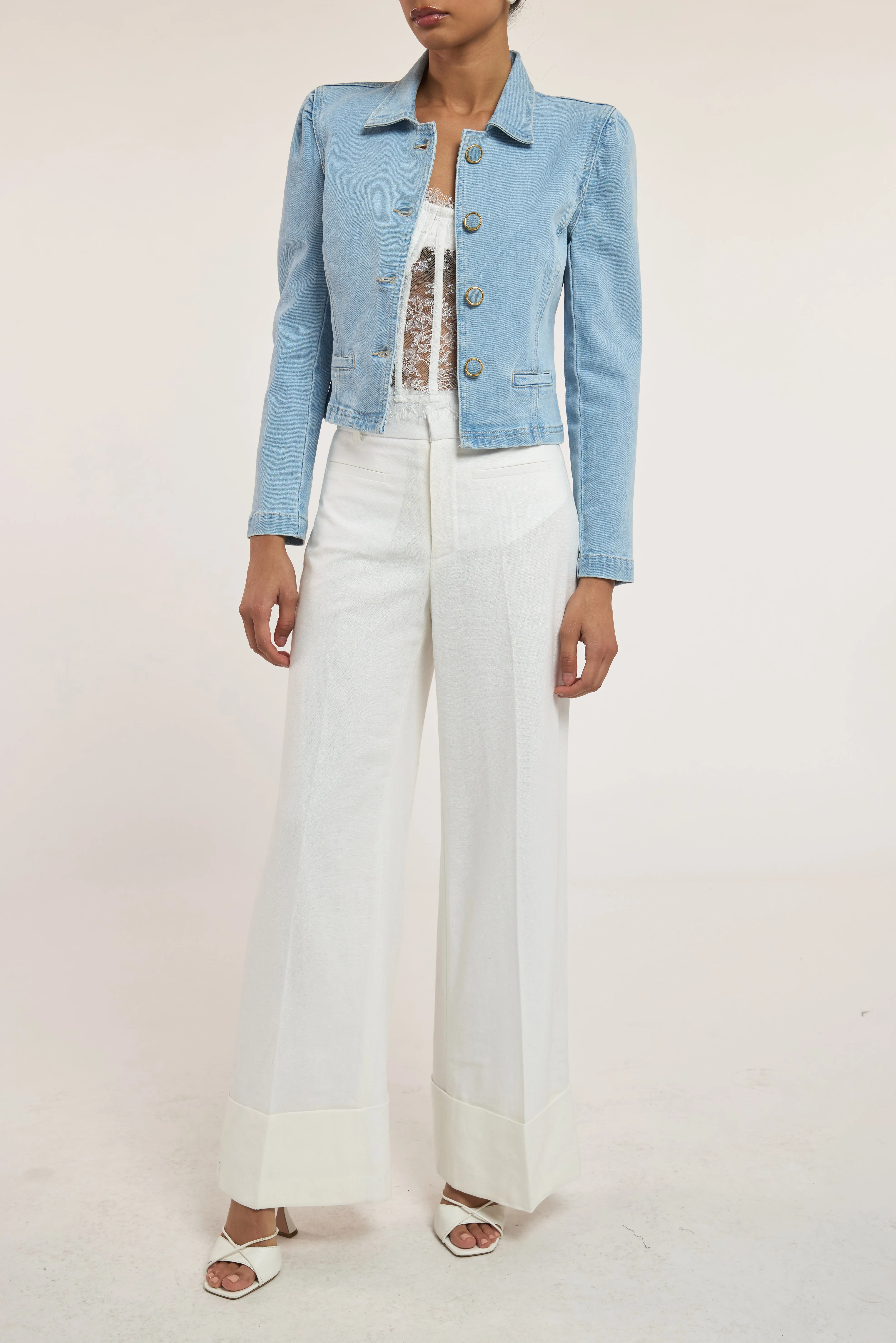 Generation Love - Lombardi Denim Blazer - Sky Blue sold by Jessie Boutique product image thumbnail 4