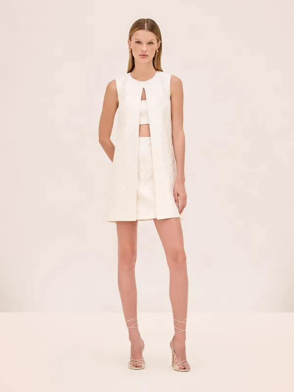 Alexis - Asha Dress - Ivory Jacquard sold by Jessie Boutique