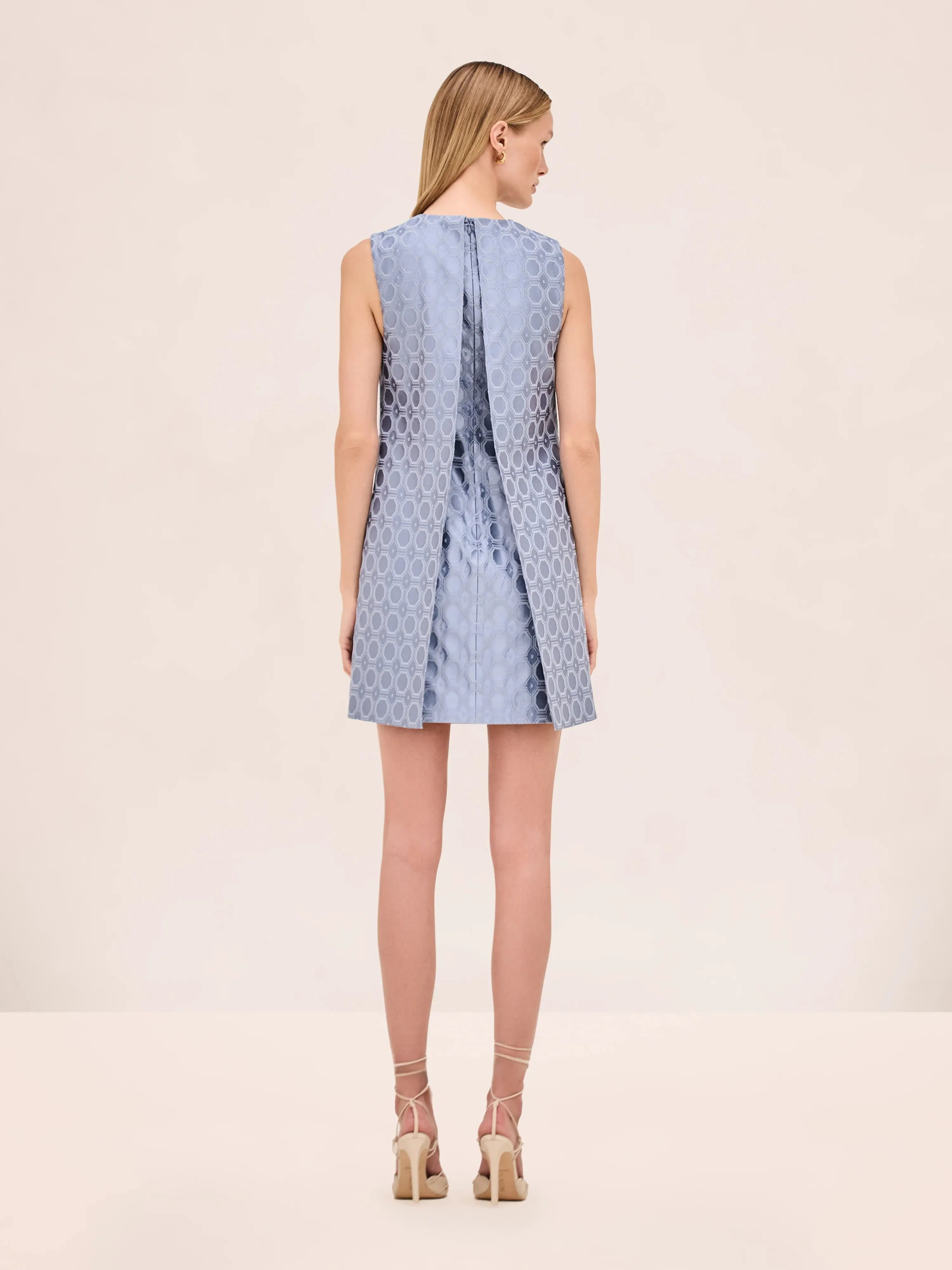 Alexis - Asha Dress - Blue Jacquard sold by Jessie Boutique product image thumbnail 2
