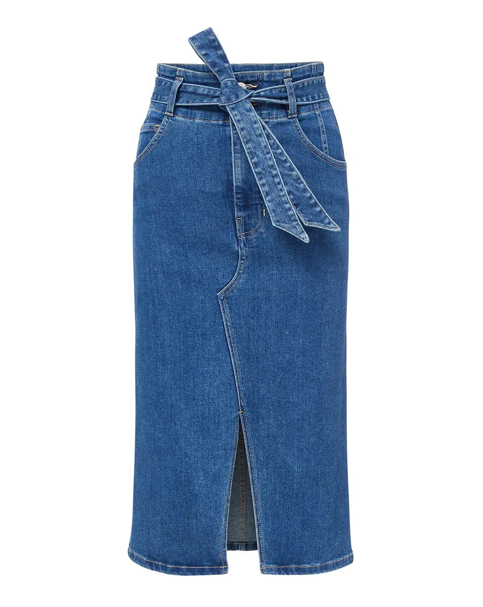 Veronica Beard - Nazia Pencil Skirt - Tide Down sold by Jessie Boutique product image thumbnail 4