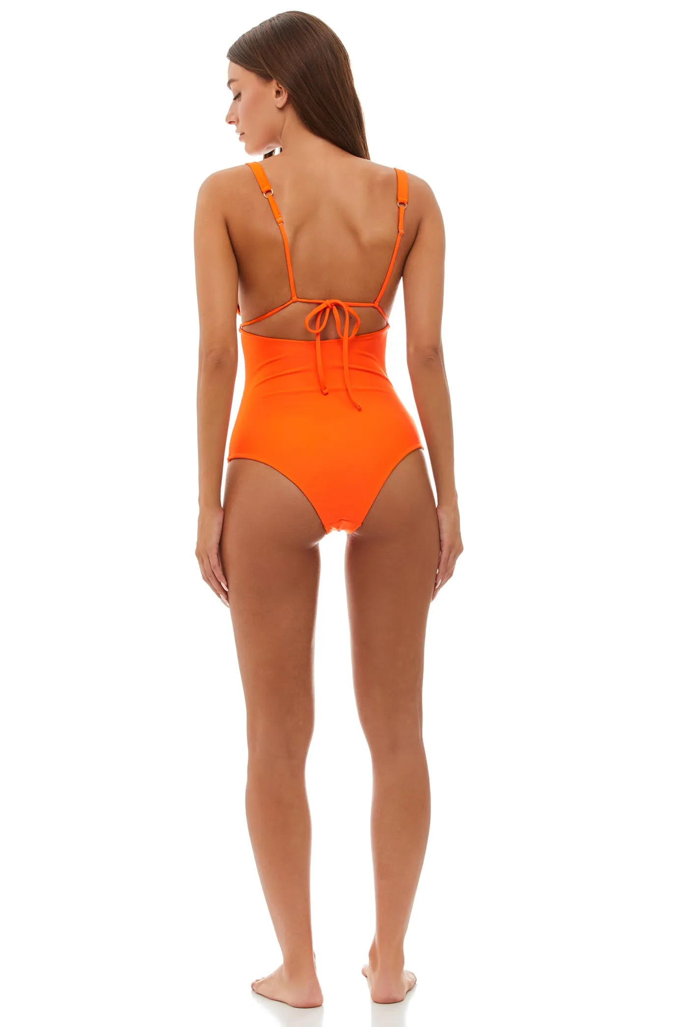 Shani Shemer - Clare One Piece - Bright Orange sold by Jessie Boutique product image thumbnail 3
