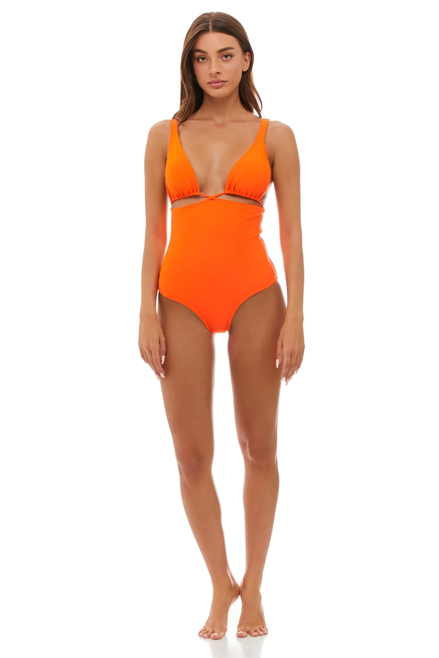 Shani Shemer - Clare One Piece - Bright Orange sold by Jessie Boutique product image thumbnail 2