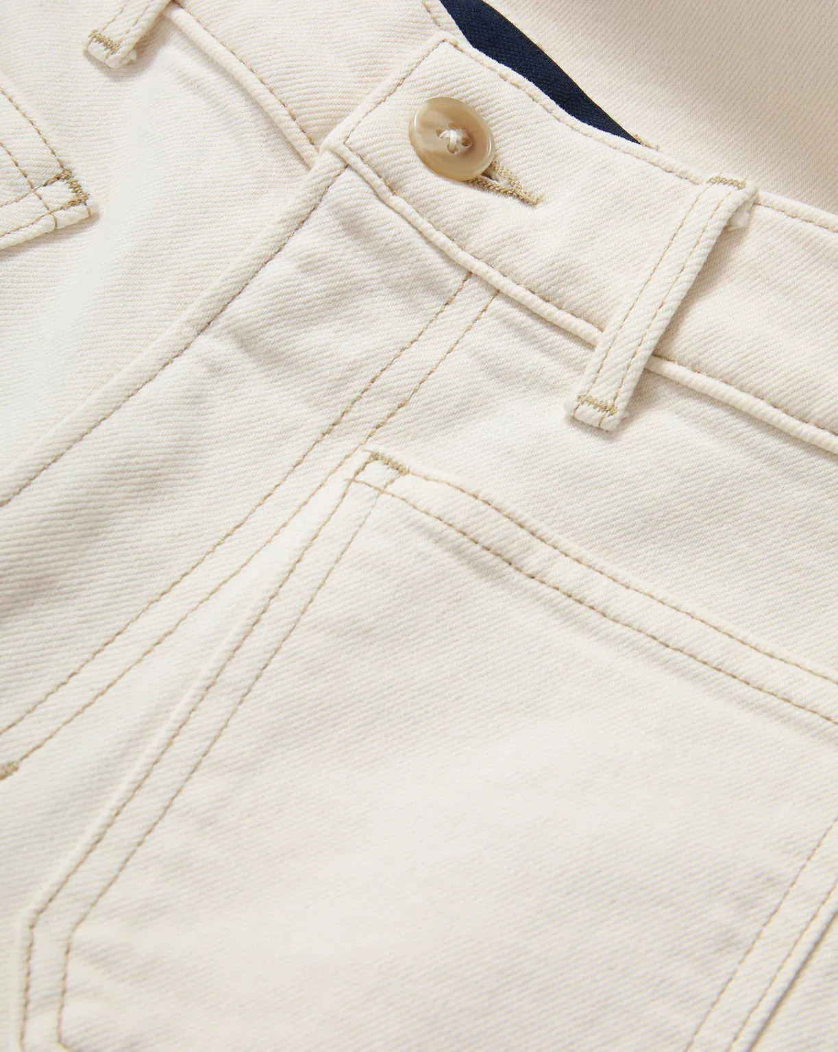 Veronica Beard - Grant Wide-Leg Jean - Ecru sold by Jessie Boutique product image thumbnail 4