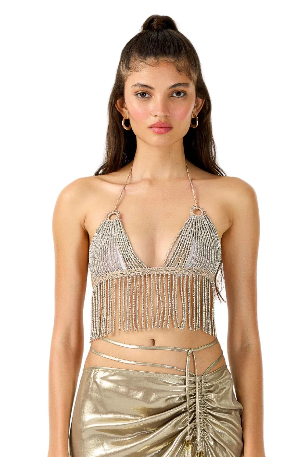 My Beachy Side - Sorbet Hand Crochet Top - Bronze Shimmer sold by Jessie Boutique product image thumbnail 2