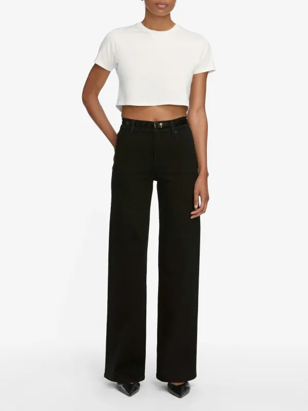 Frame - Le Slim Palazzo - Black sold by Jessie Boutique