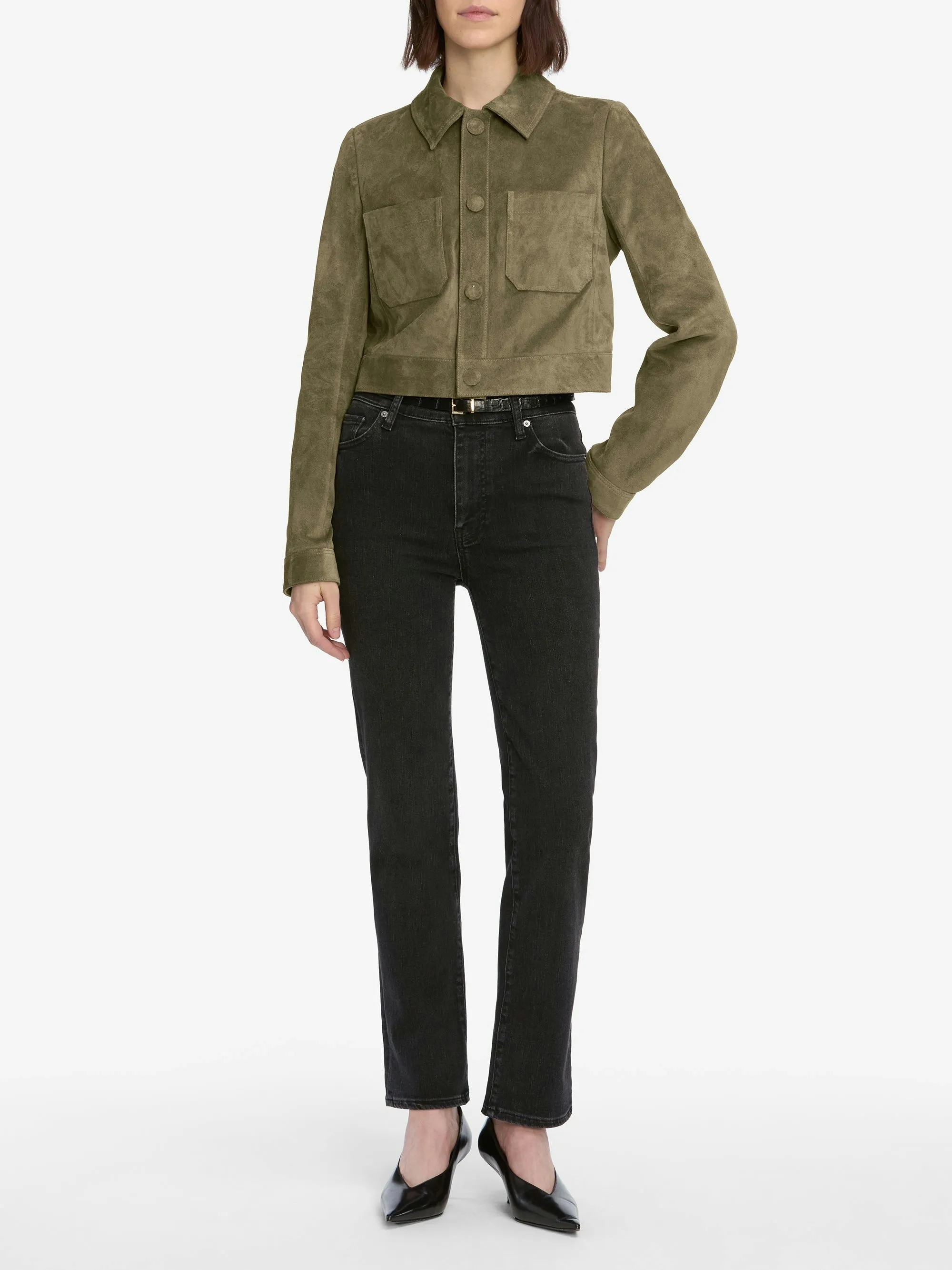 Frame - Le Sleek Straight - Meteor sold by Jessie Boutique