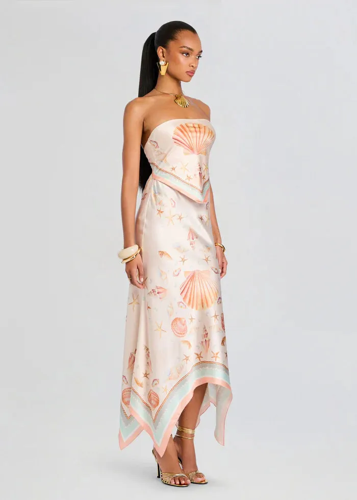 Retrofete - Marzanna Silk Dress - Shell Foulard sold by Jessie Boutique product image thumbnail 3