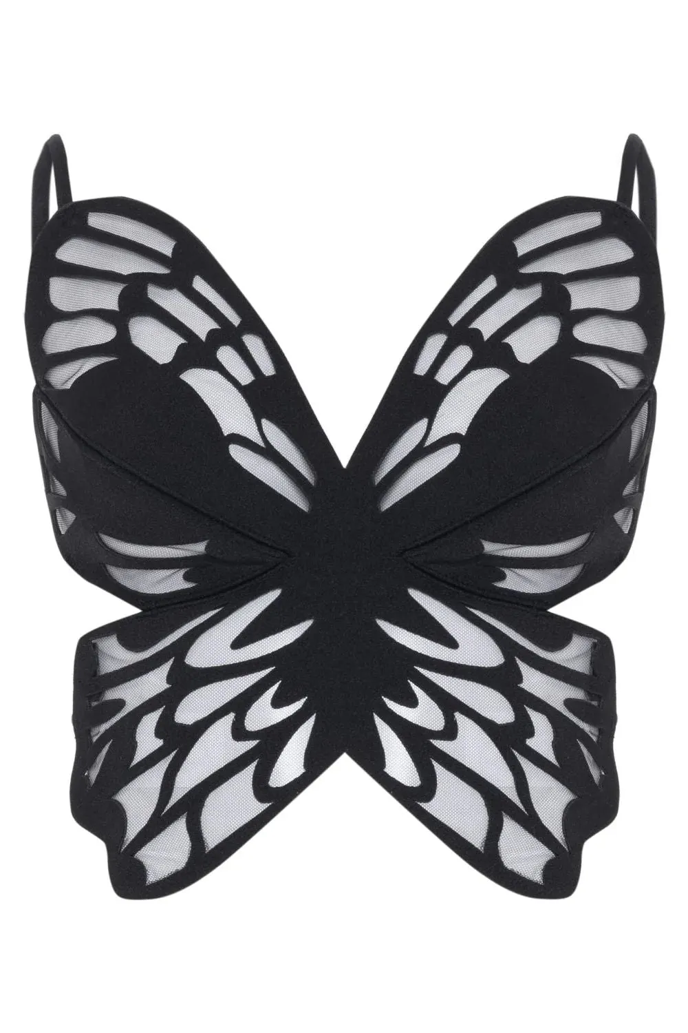Patbo - Tulle Butterfly Top - Black sold by Jessie Boutique product image thumbnail 3