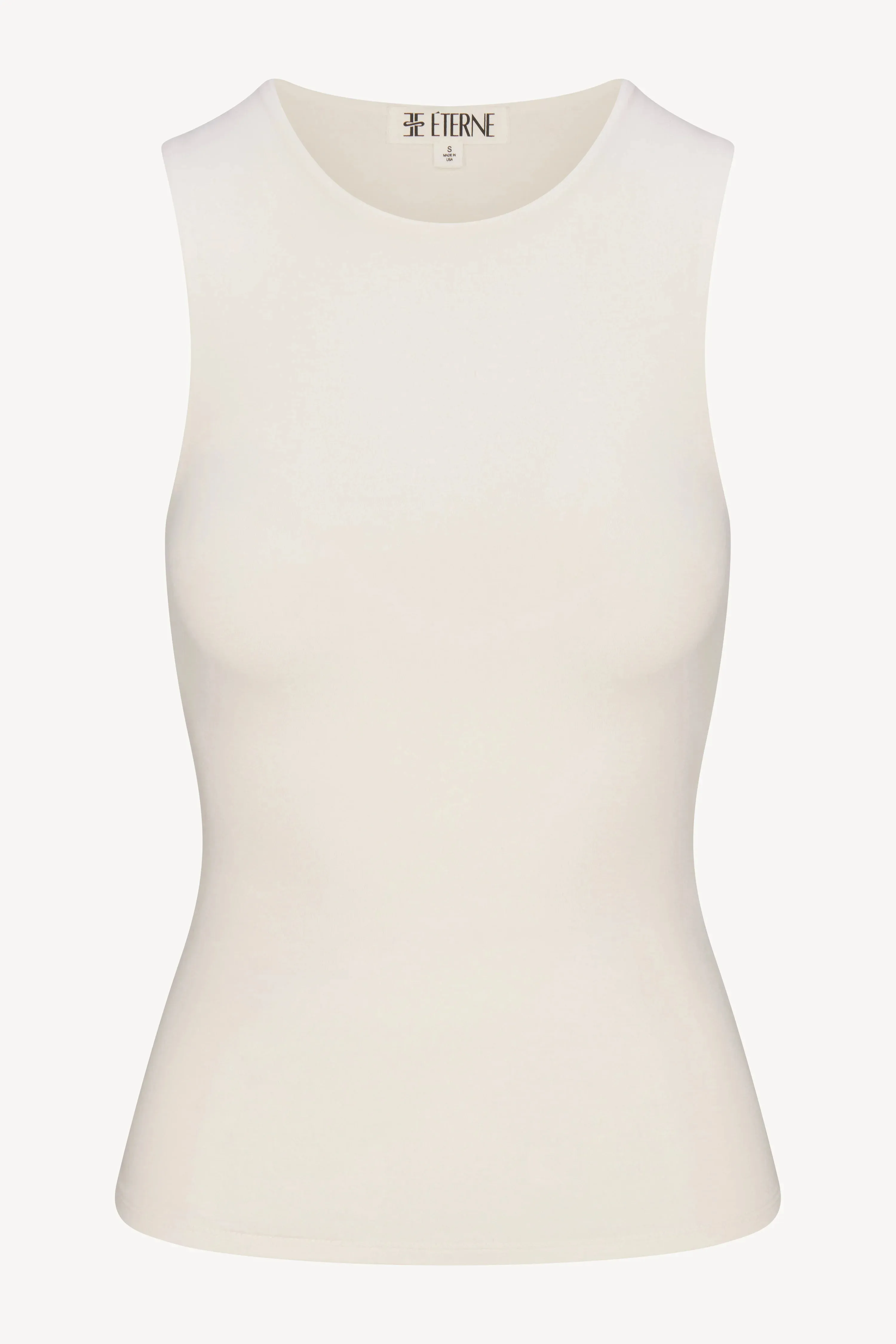 Eterne - Sleeveless Crewneck Top - Ivory sold by Jessie Boutique product image thumbnail 3