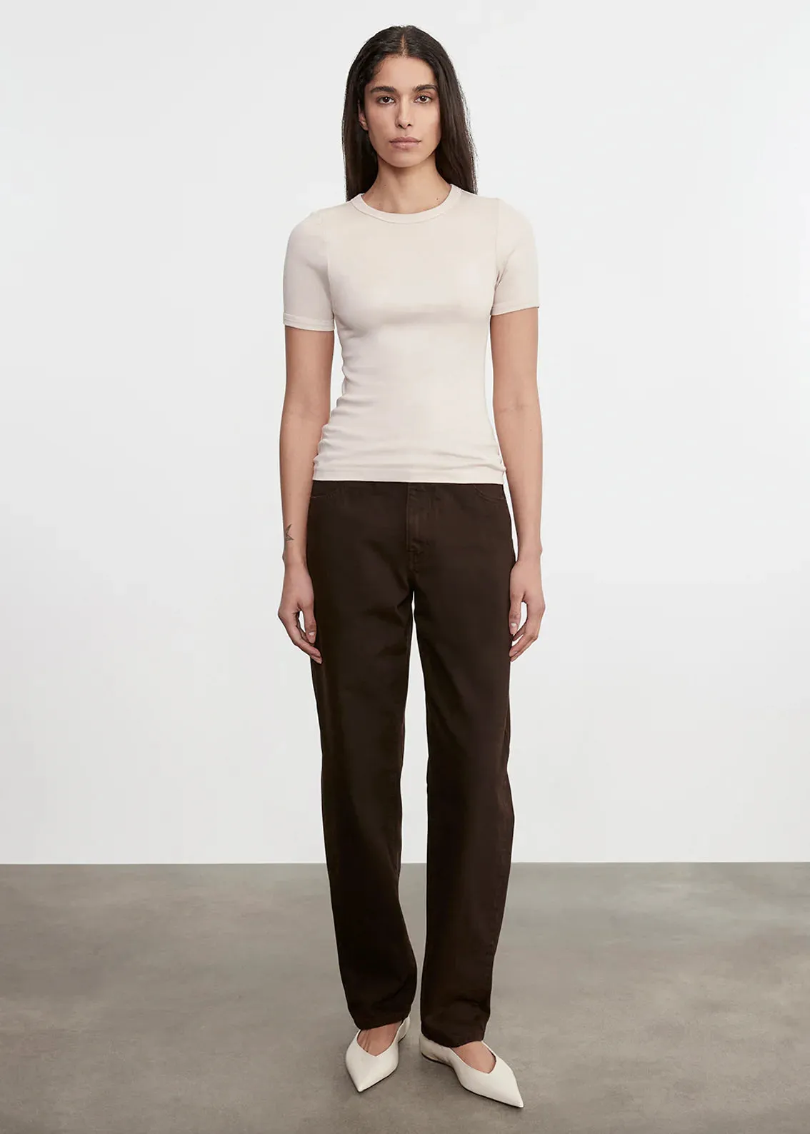 Enza Costa - Supima Cotton New Classic S/S Tee - Multiple Colors sold by Jessie Boutique product image thumbnail 4